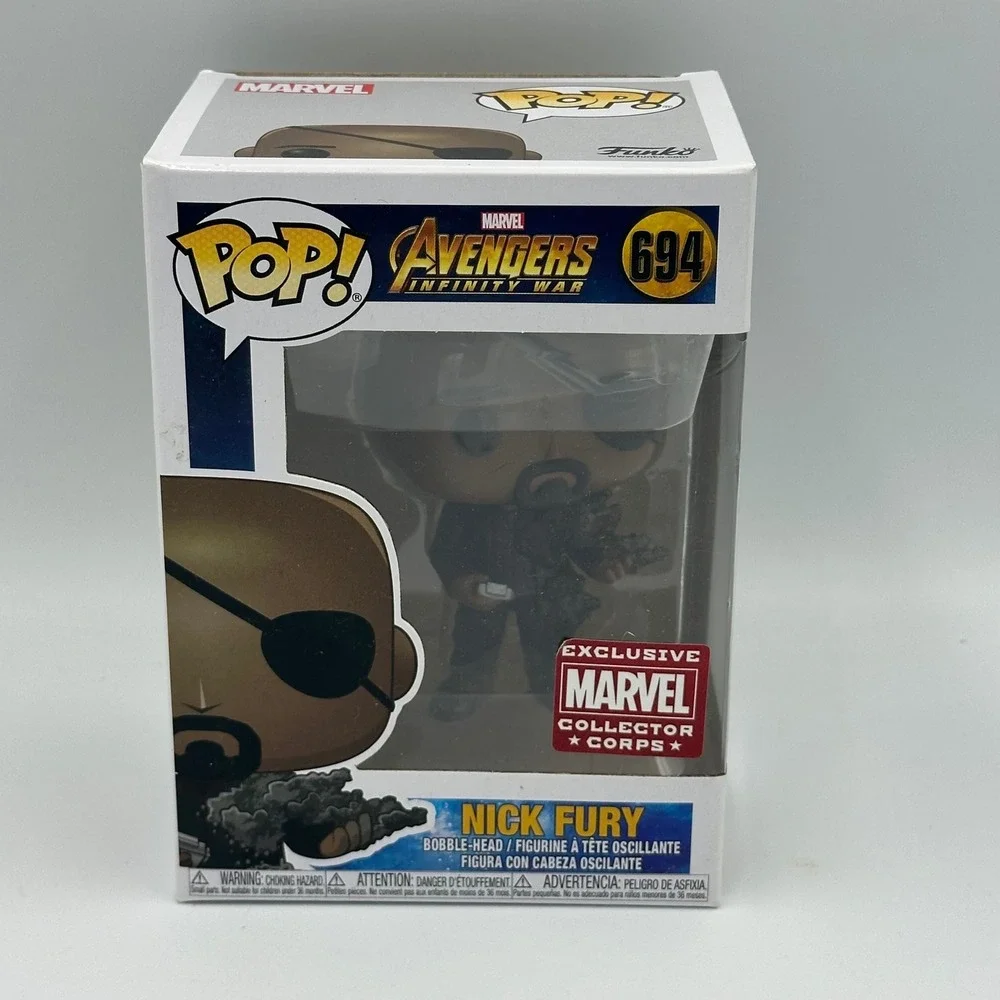 Marvel Avengers‎ Infinity War Nick Fury Funko! #694 Exclusive Figure Collec Corp